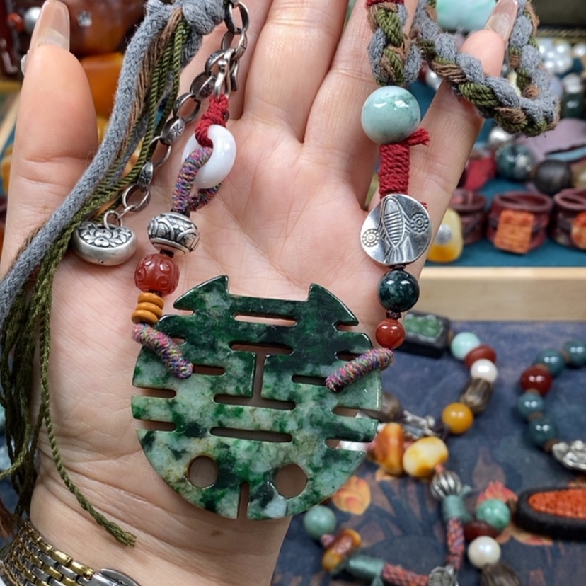 【闪购商品】翡翠颈饰未镶嵌项链