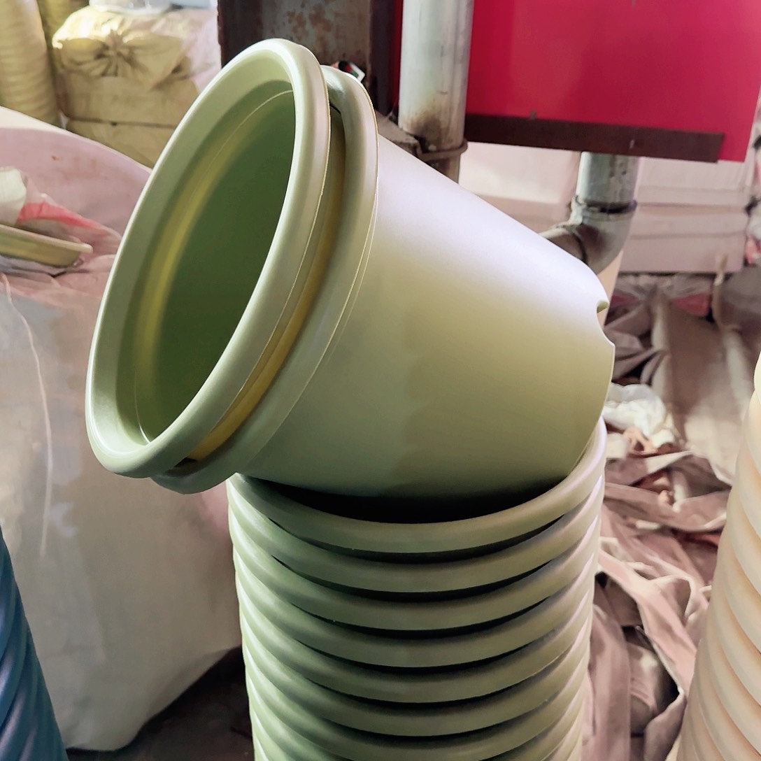 树脂四季盆6#无拖果绿6