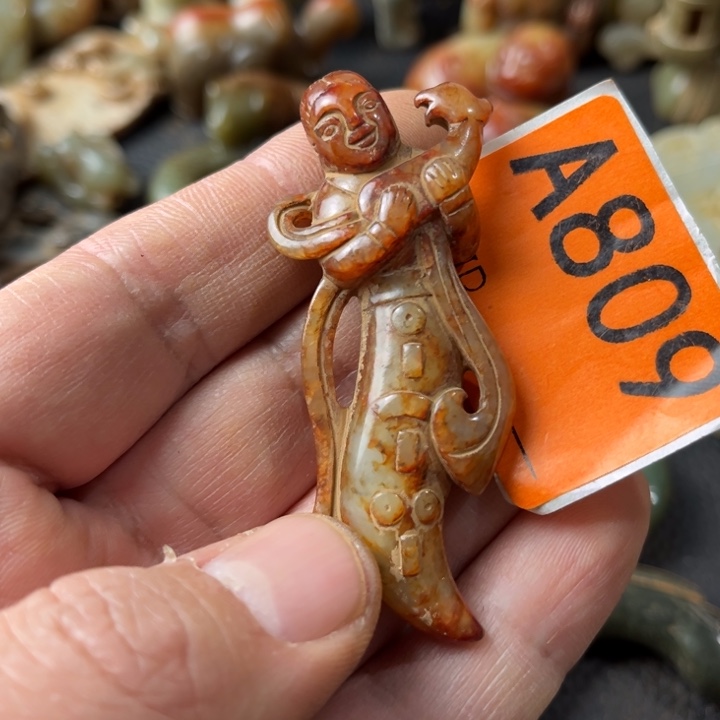 和田玉颈饰未镶嵌黄*华