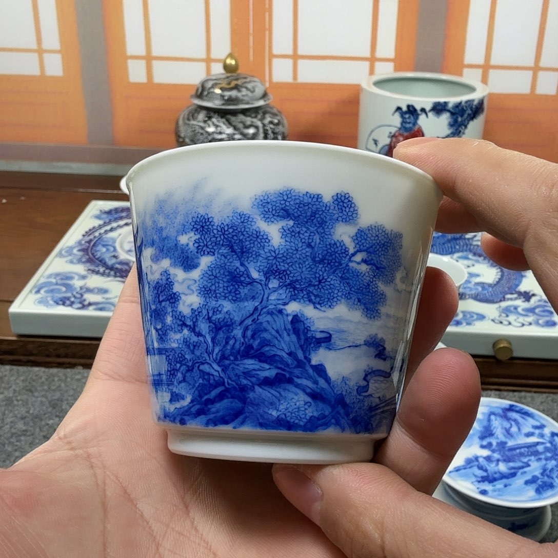 天**号全手工全手绘陶瓷