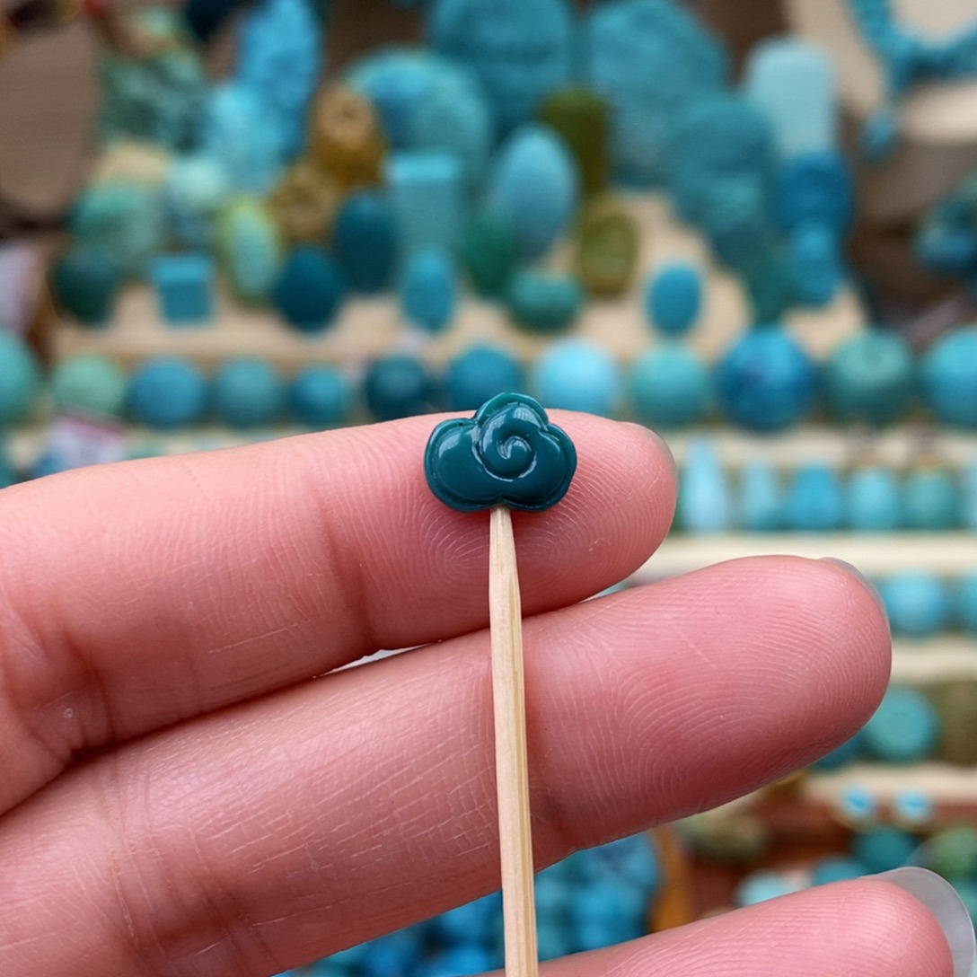 绿松石珠宝奇石未镶嵌