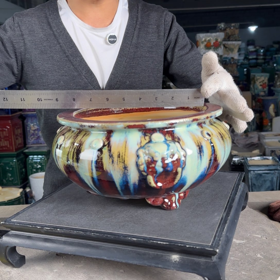 一风堂石湾花盆。