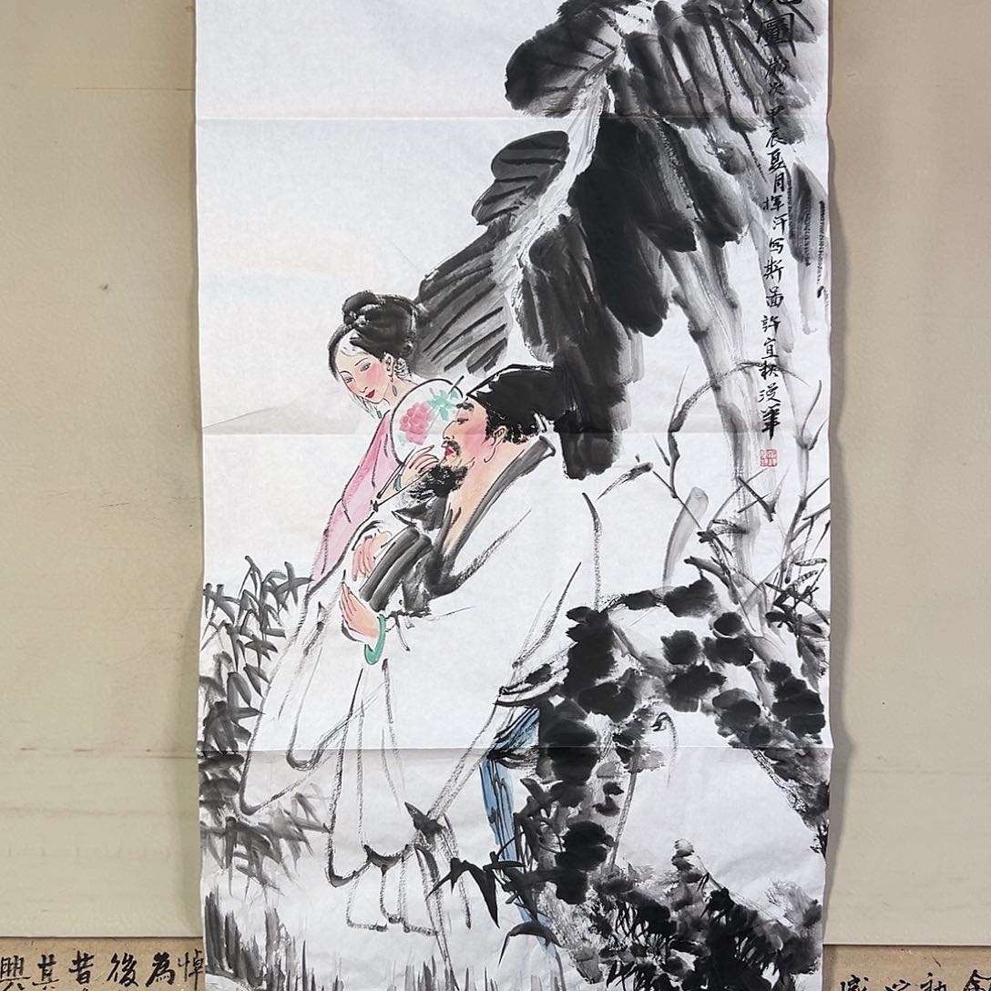 国画573 花鸟在此处飞翔也不太