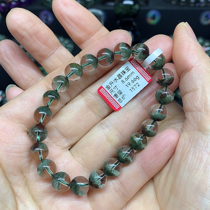 水晶手串未镶嵌天然水晶