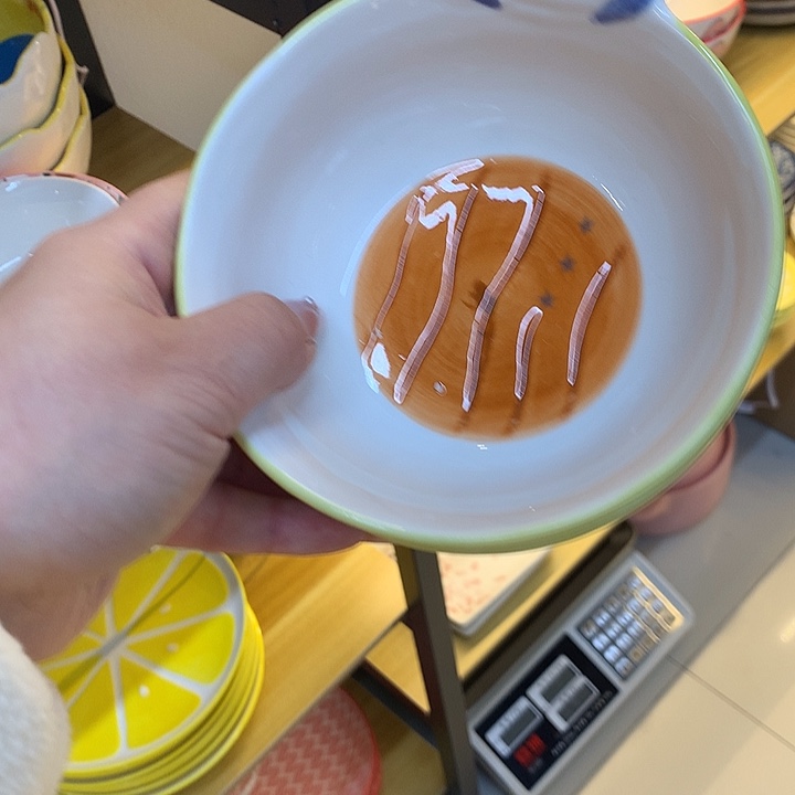 瓷两个企鹅米饭碗好看的呀