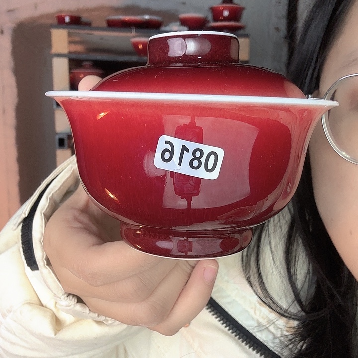 瓷片景德镇郎红陶瓷