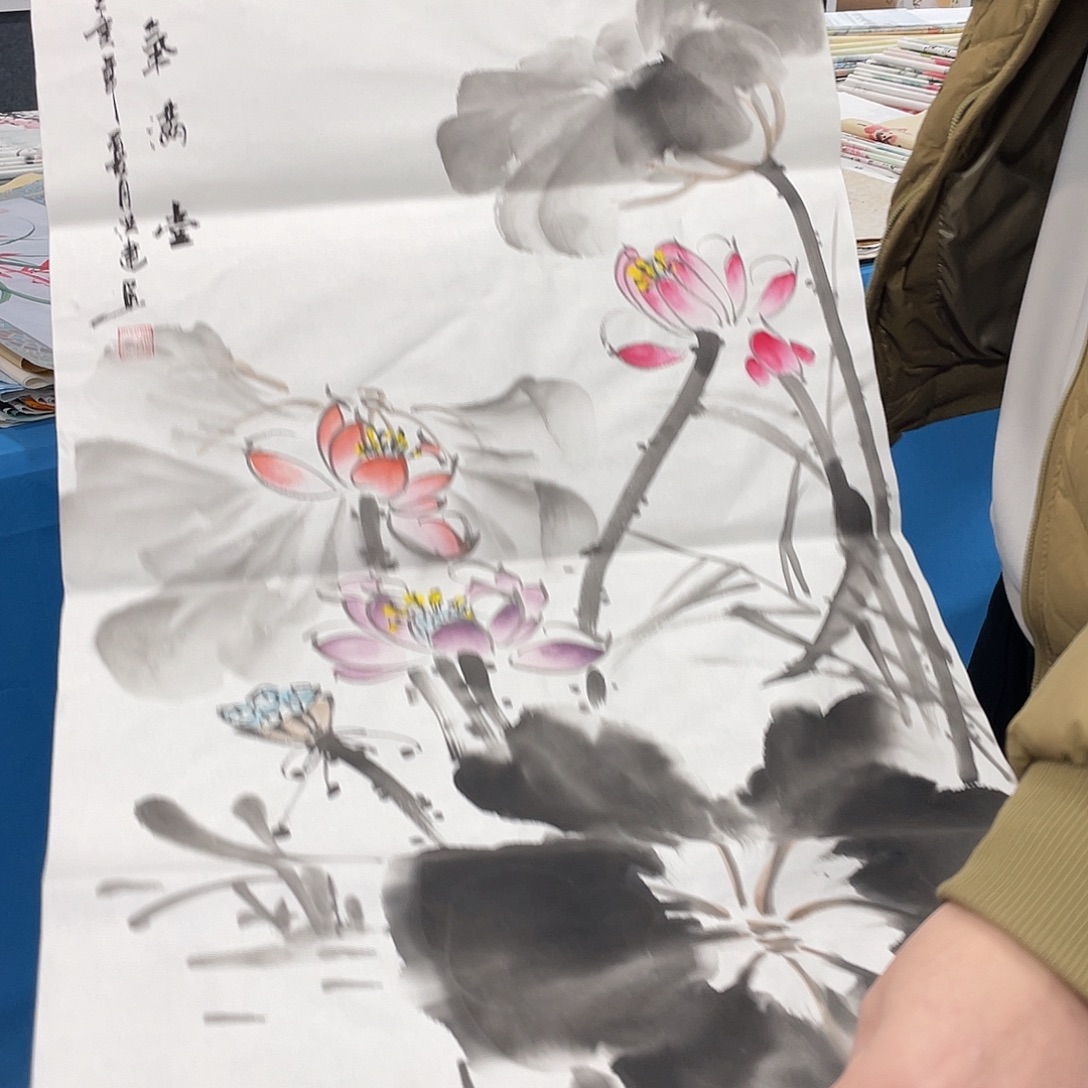国画今天早上作品展示