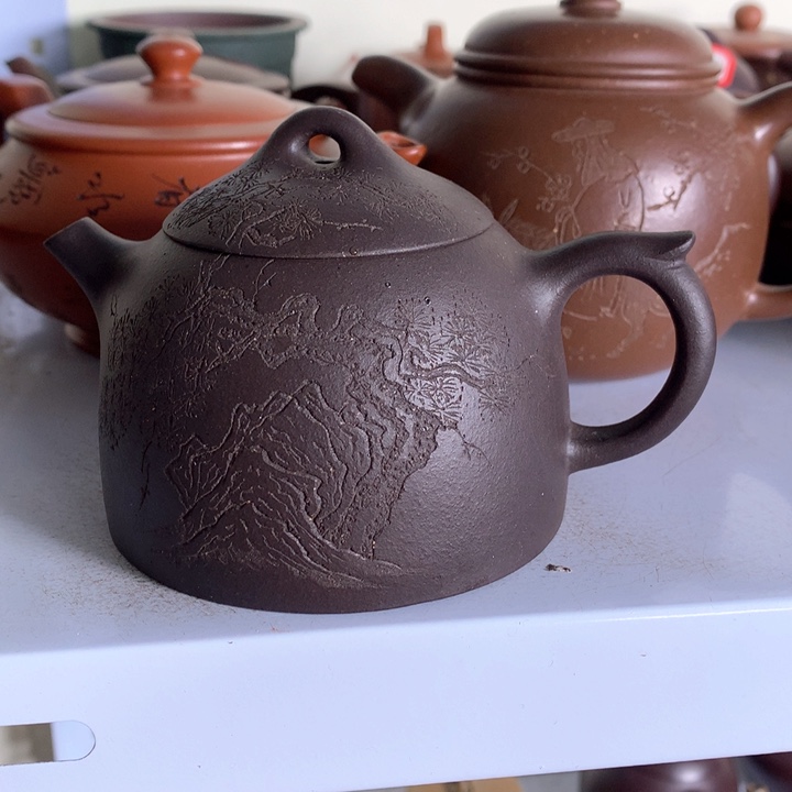 紫砂茶壶原矿手工154