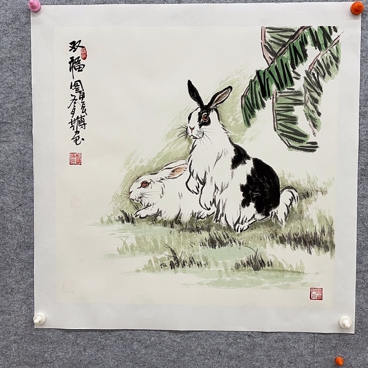 国画花鸟的翅膀和翅膀是白色