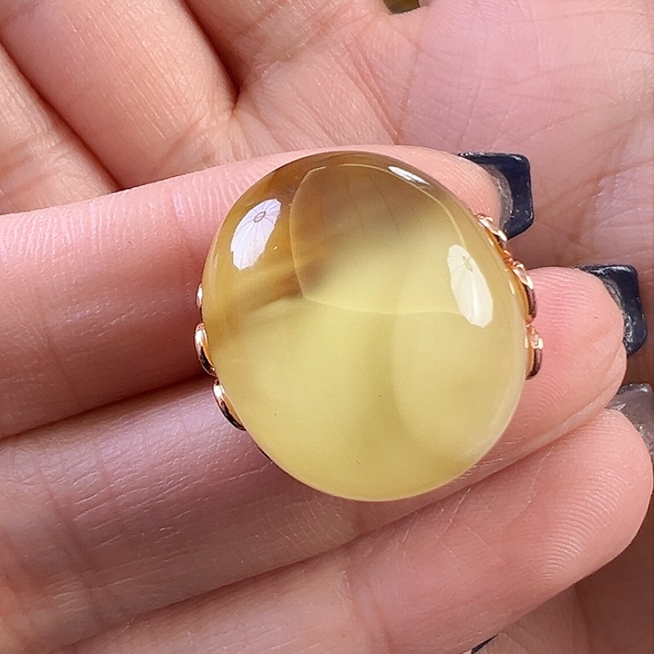 蜜蜡颈饰未镶嵌蜜蜡