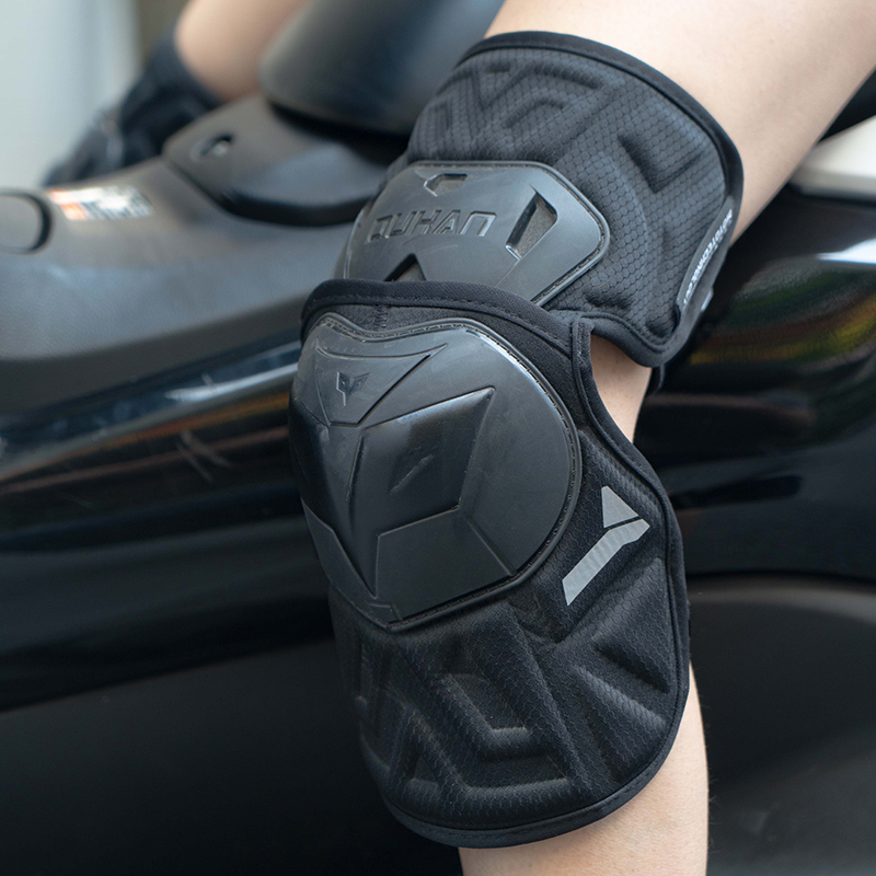 duhan/杜汉摩托车护膝护具防摔骑行装备机车护腿男女通用四季保护
