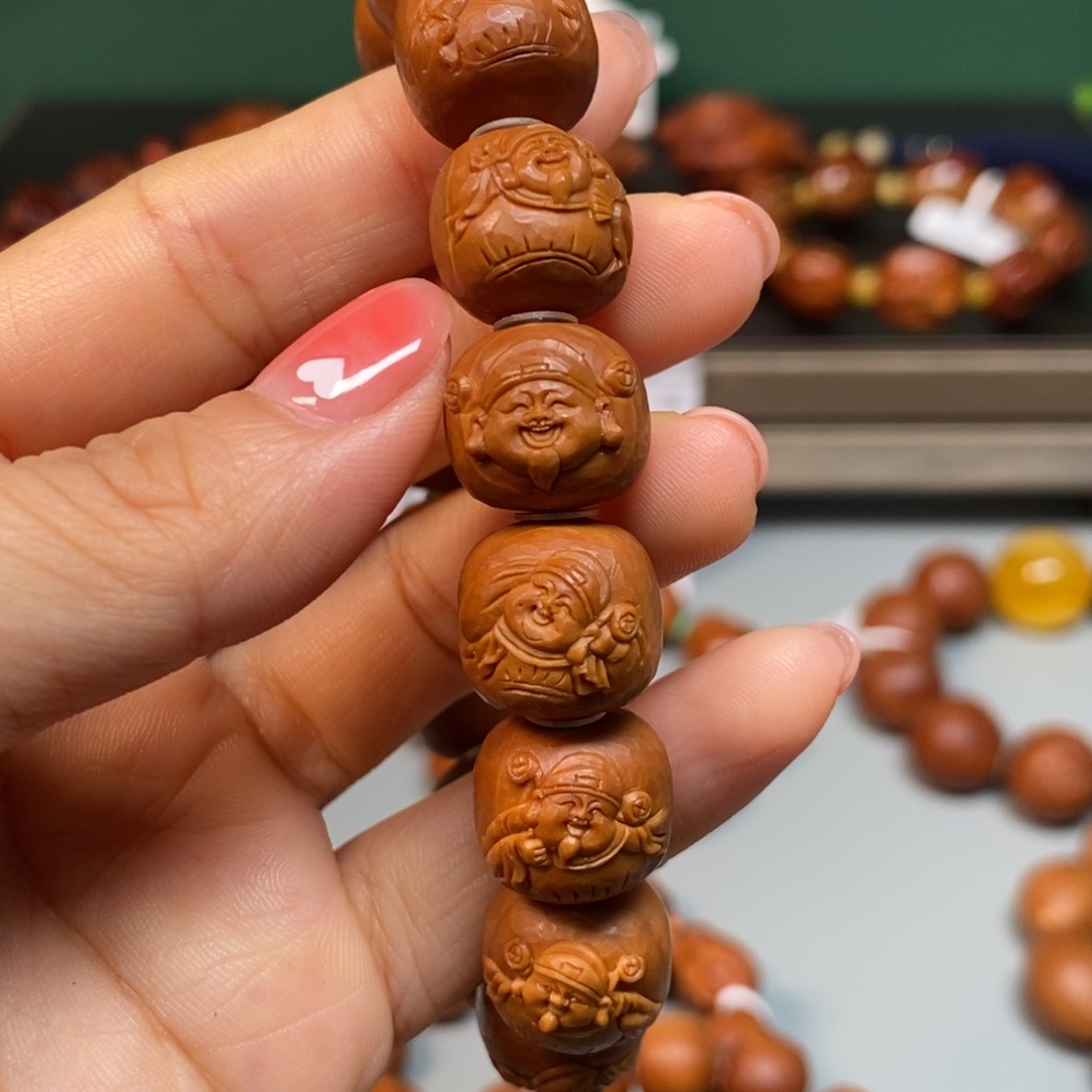 手串/手链橄榄核老型财神