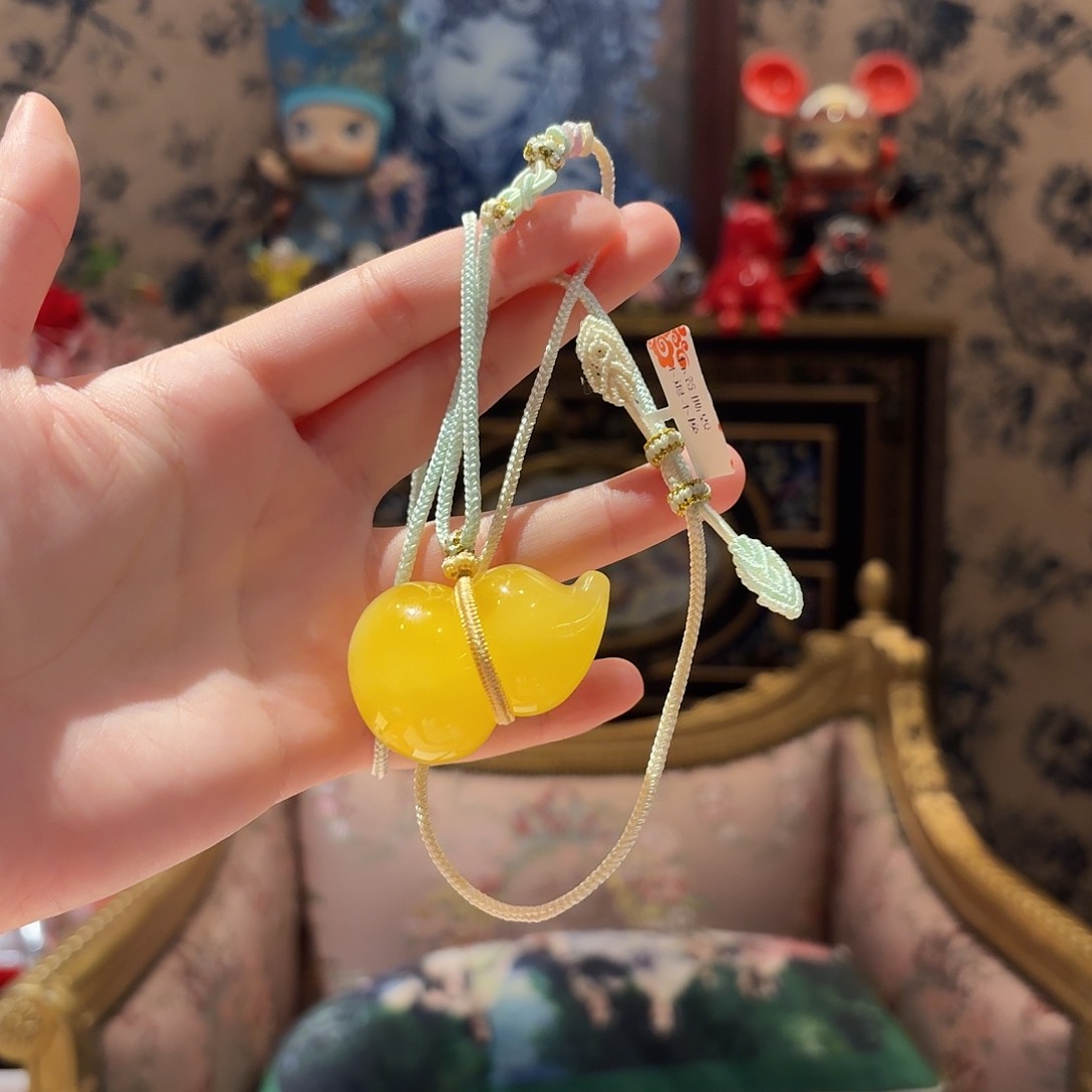 蜜蜡颈饰未镶嵌颈饰