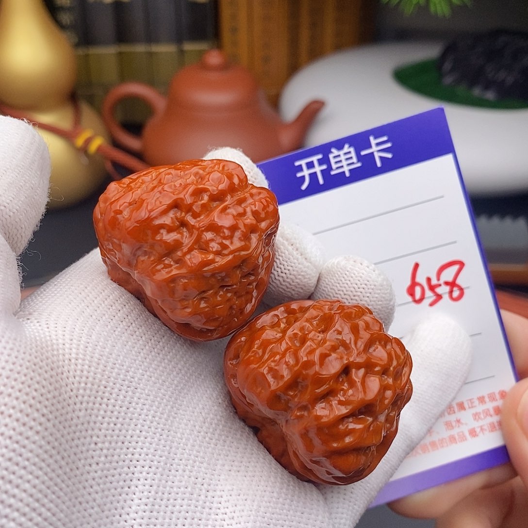 把件文玩核桃38蛤蟆头658