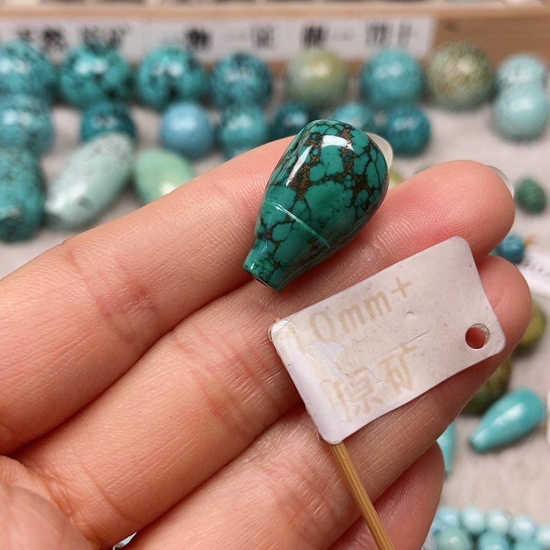 未镶嵌绿松石珠宝半成品