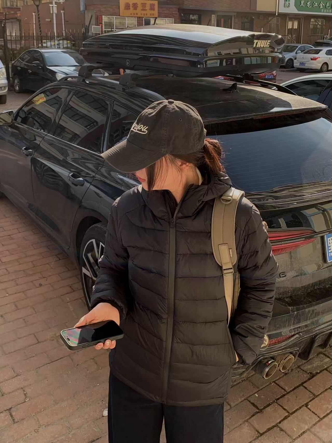 韩代.压胶防风绒服L25102423