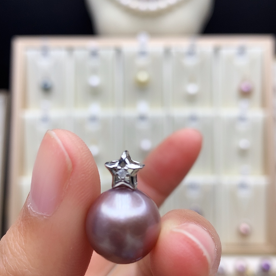 颈饰淡水珍珠合金