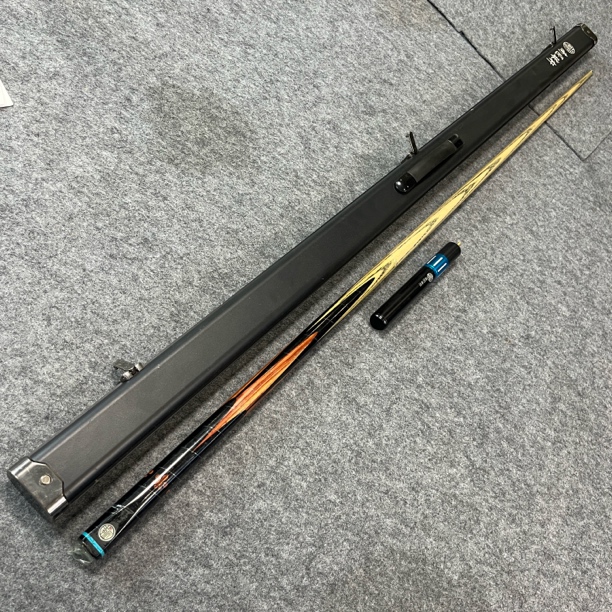 南匠郁金香小头杆白蜡木自然剑纹中式黑八台球杆