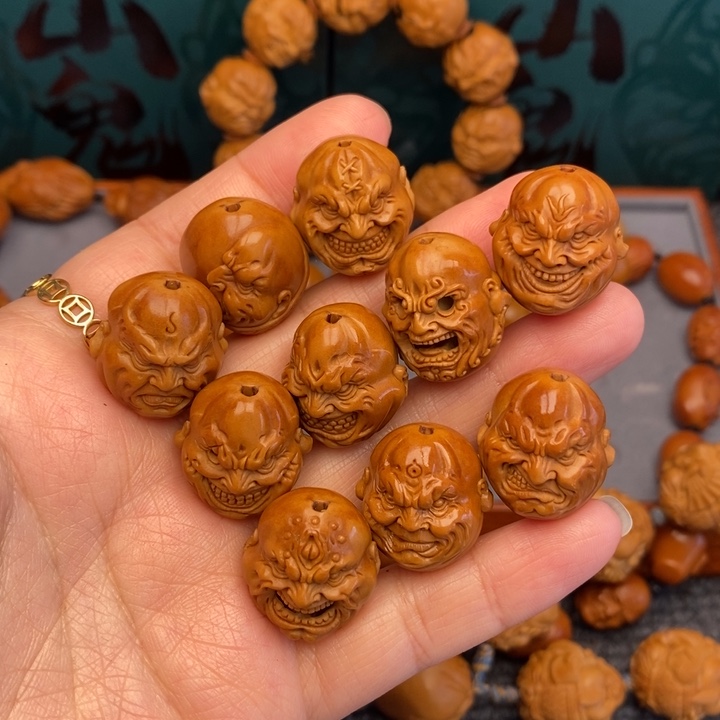 橄榄核手串/手链橄榄手工雕刻20左右恶僧