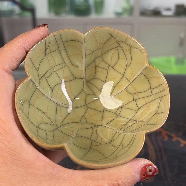 龙泉云间青瓷小米茶器