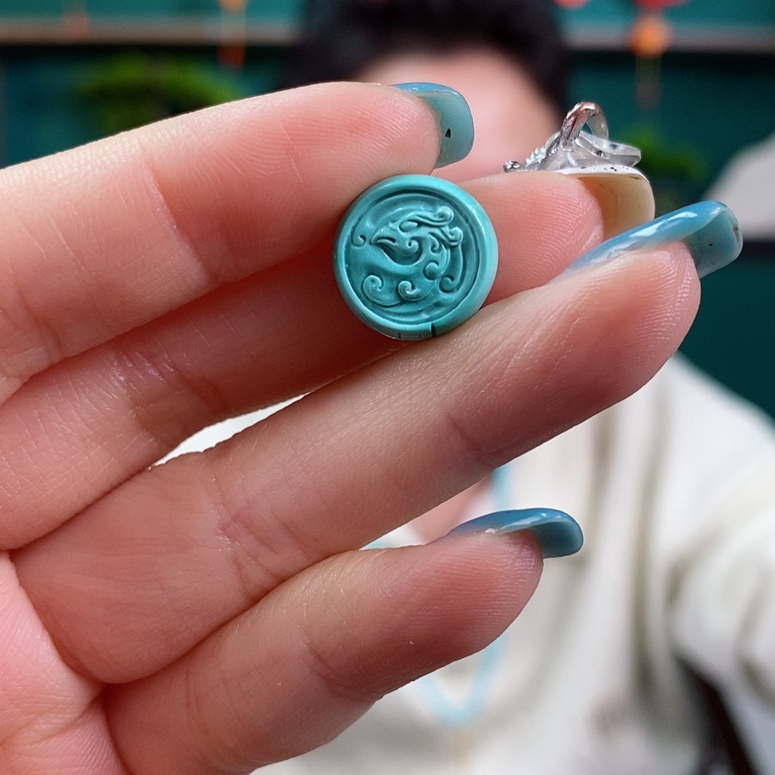 绿松石珠宝奇石未镶嵌