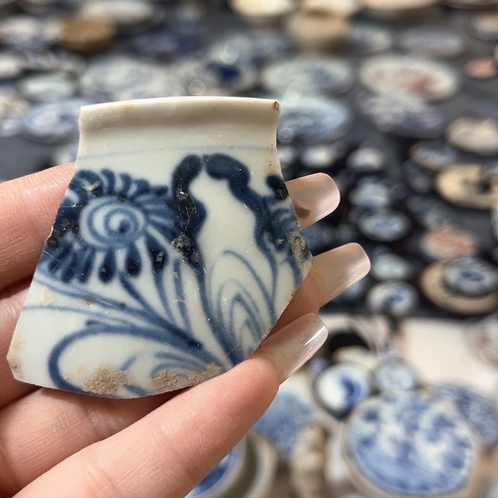 瓷片瓷片茶托喝茶非常不错