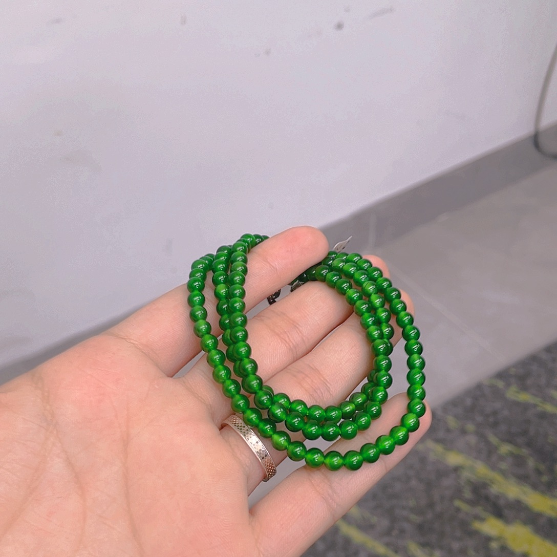 翡翠未镶嵌项链卡5