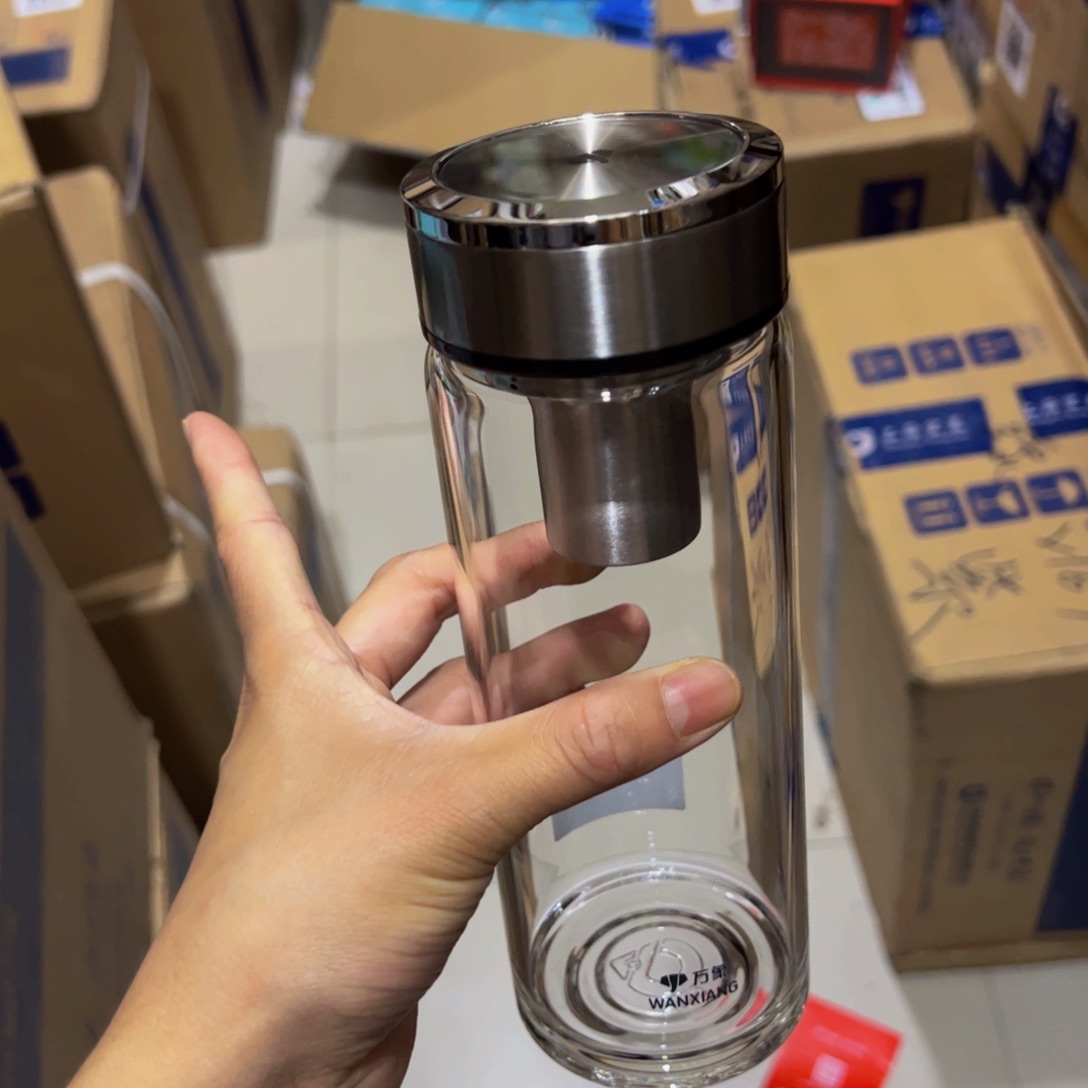 万象u48R本色单层烫手玻璃杯520➕被套