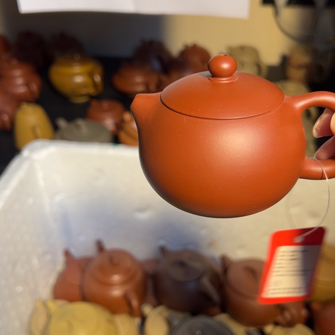 茶壶紫砂宜兴紫砂壶朱泥130