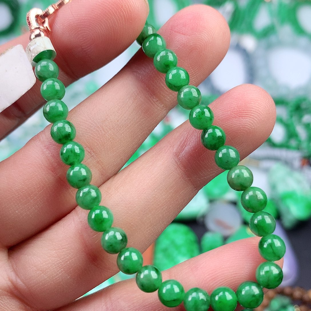 未镶嵌手链翡翠手串