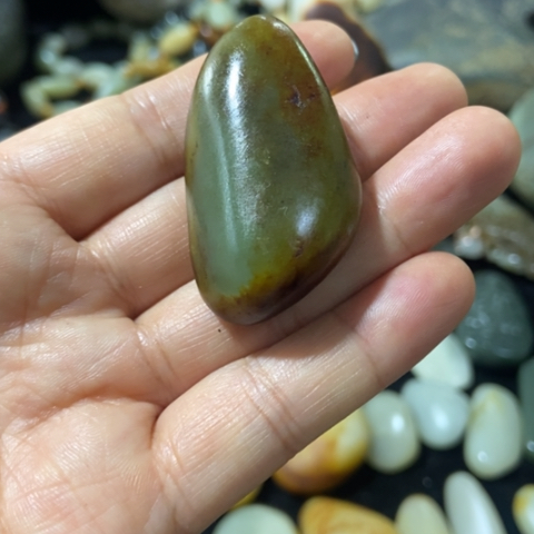 和田玉（糖玉）未镶嵌车挂