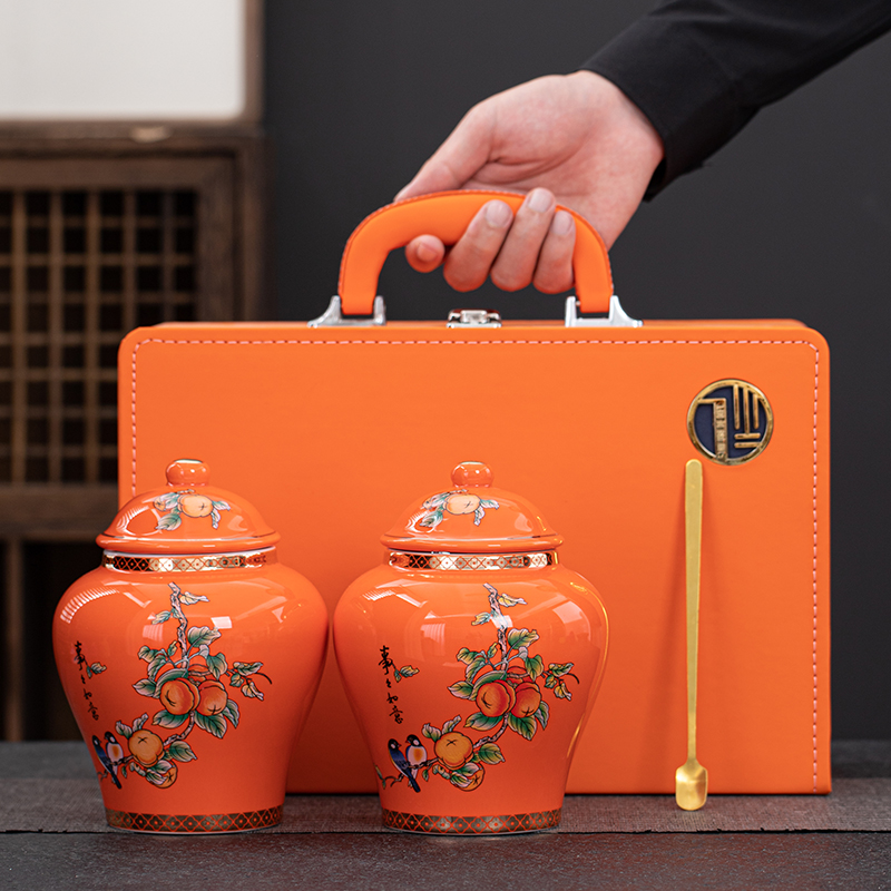 【顺丰京东发货】【拍十送茶具】陶瓷礼盒 金骏眉茶叶礼盒装 武夷红茶