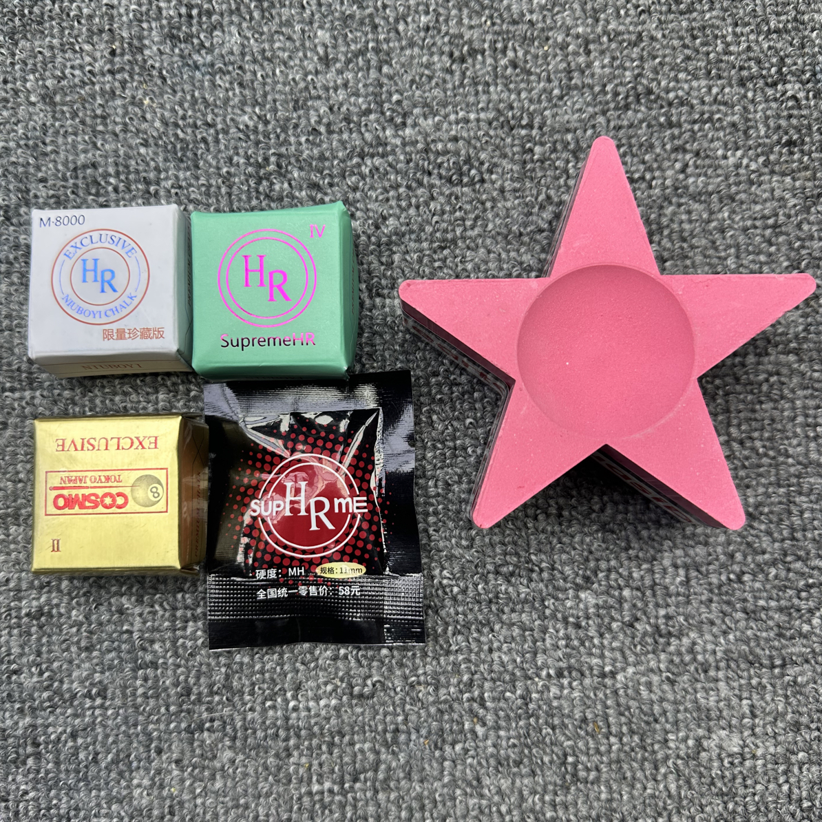 直播间福利巧克粉方形套装批发拍一发五、送星形大巧克粉一颗超大