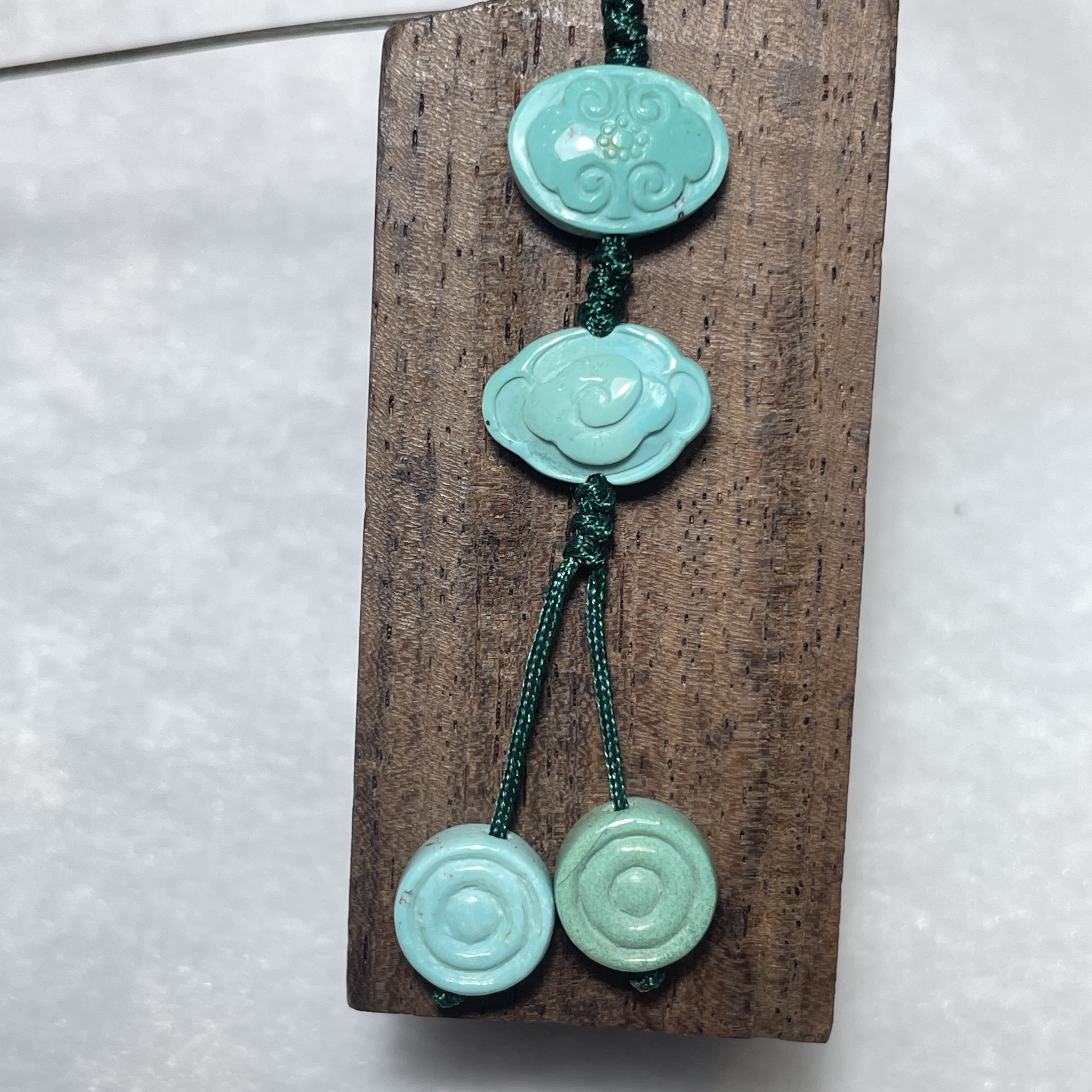 天然原矿手工雕刻侧挂配饰盘玩变色HS0117直销包邮