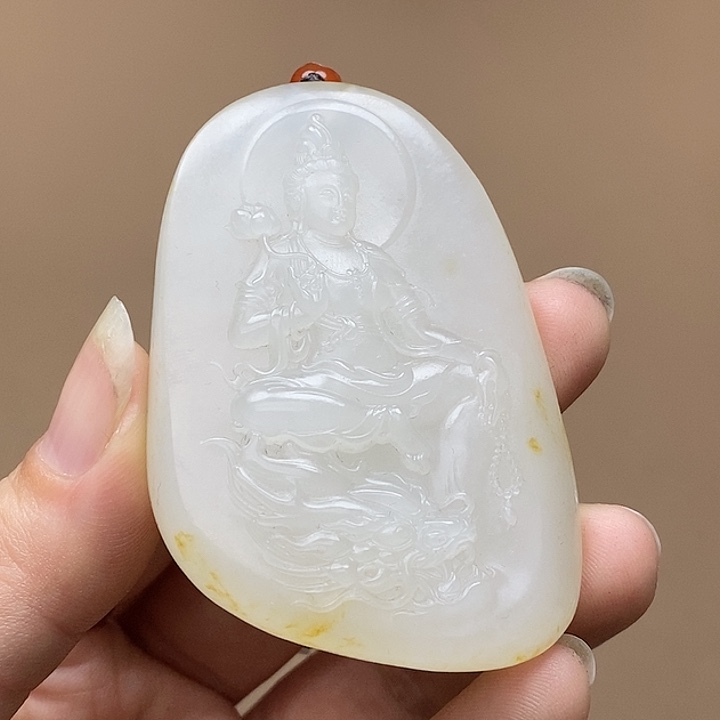 和田玉挂件未镶嵌F