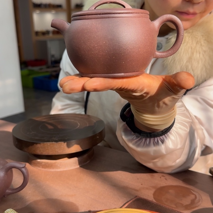 紫砂茶壶紫砂汉瓦壶微瑕壶240CC