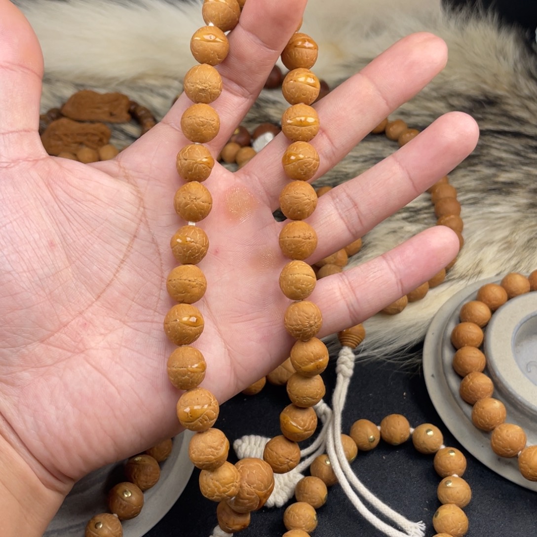 凤眼菩提手串T68-k50凤眼菩提12+同树封眼