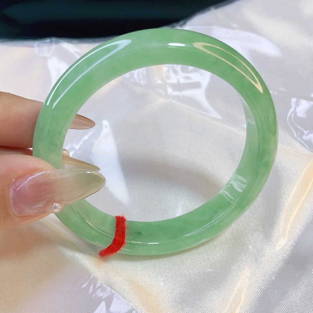 翡翠手镯未镶嵌53 天然缅甸a货翡翠