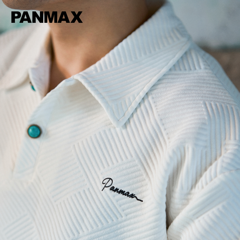 绿松石POLO衫大码男士经典基础卫衣秋冬宽松休闲浮雕长袖秋季