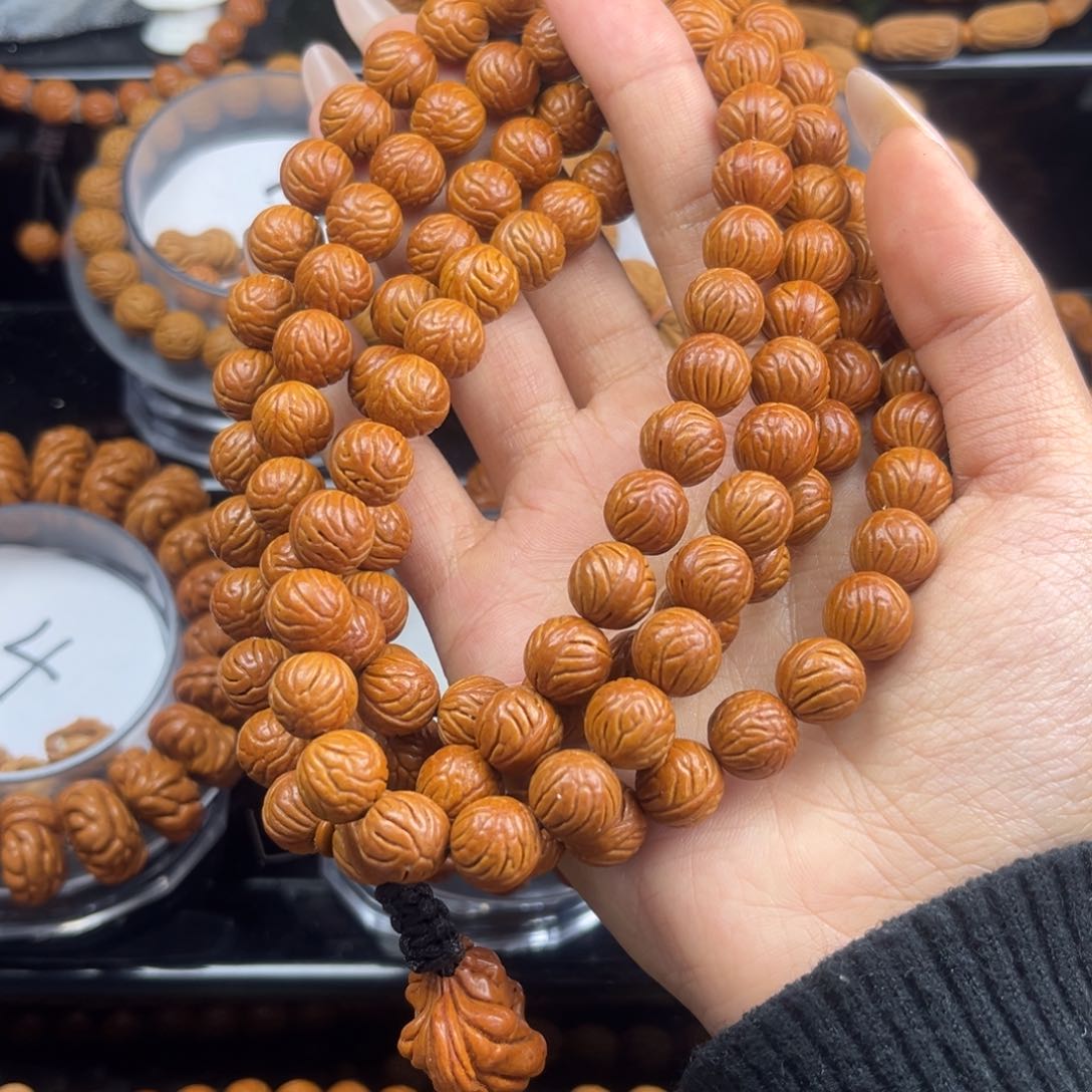 手串桃核完**活桃核脖挂