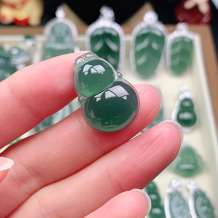 颈饰未镶嵌翡翠@*?吊坠