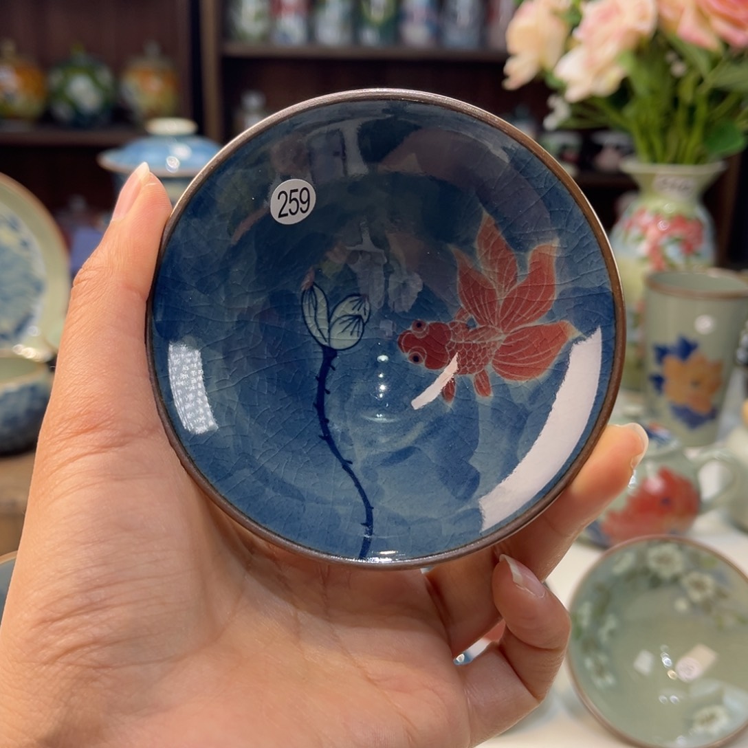 瓷片景德镇手工手绘陶瓷茶具