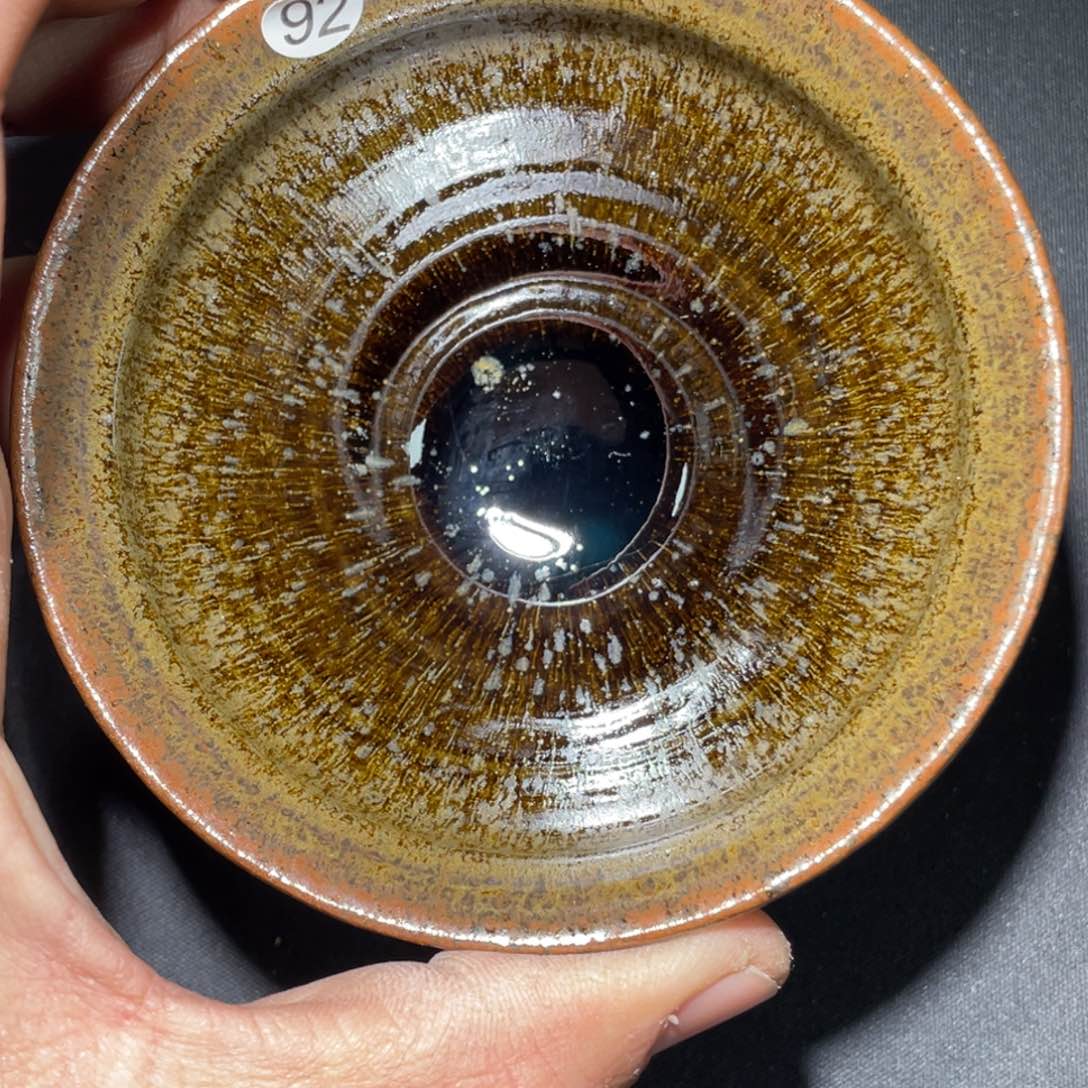 茶盏龙窑柴烧老黄甄选92