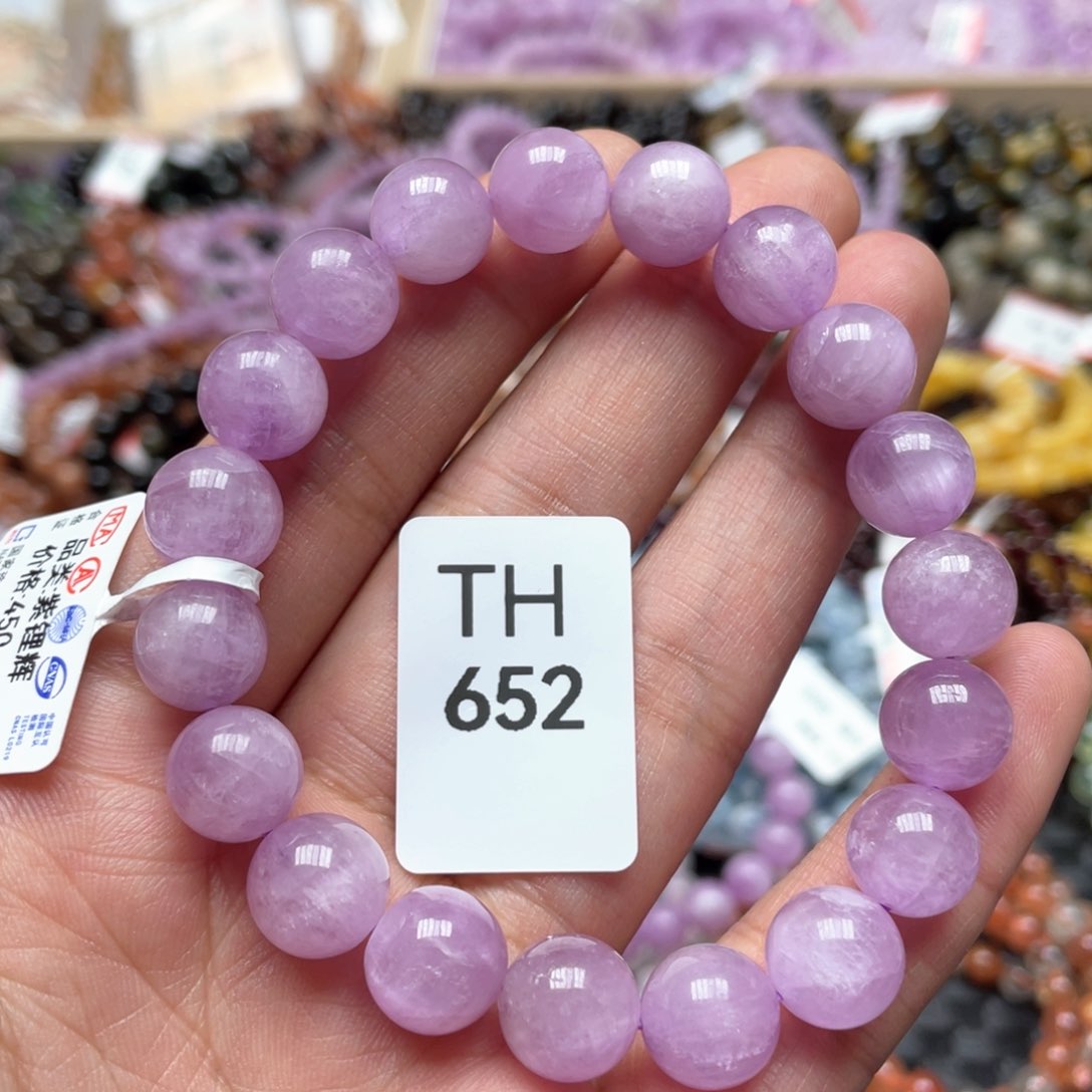 锂辉石手串未镶嵌