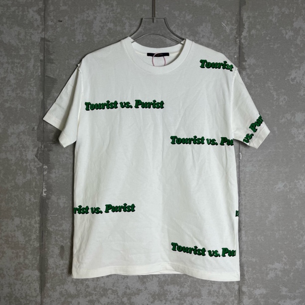 未使用 LouisVuitton/路易威登 S*1/字母印花短袖/11642