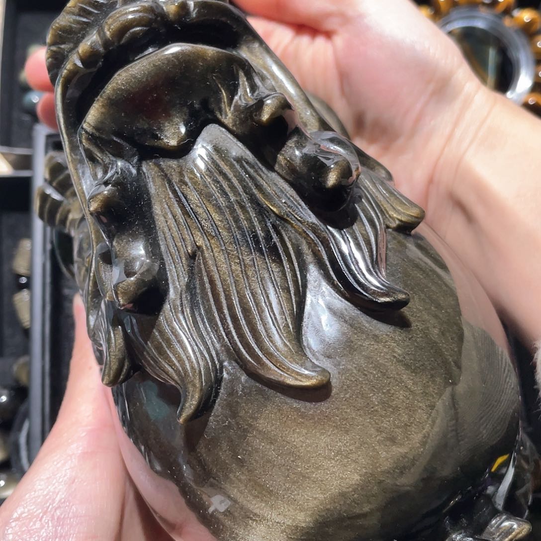 黑曜岩珠宝奇石未镶嵌樱*?