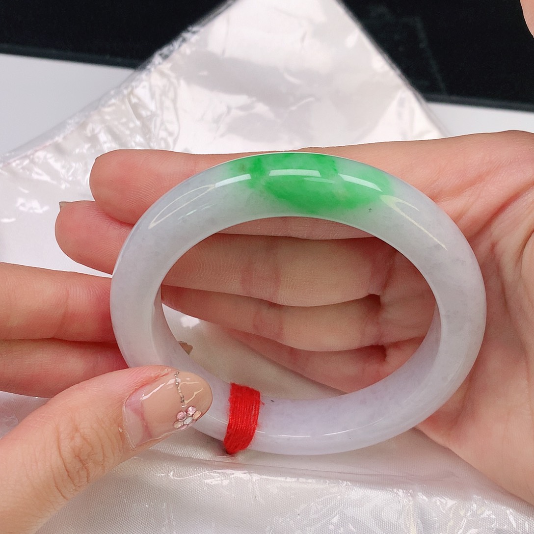 翡翠手镯未镶嵌天然翡翠A货036