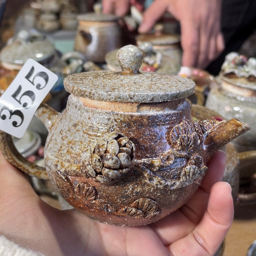 陶纯手工柴烧茶壶茶具