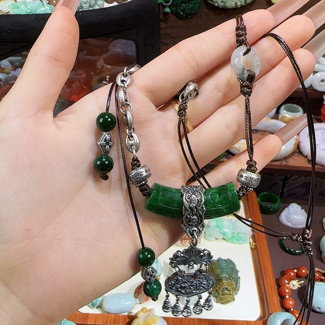 追***梦翡翠未镶嵌手链手链