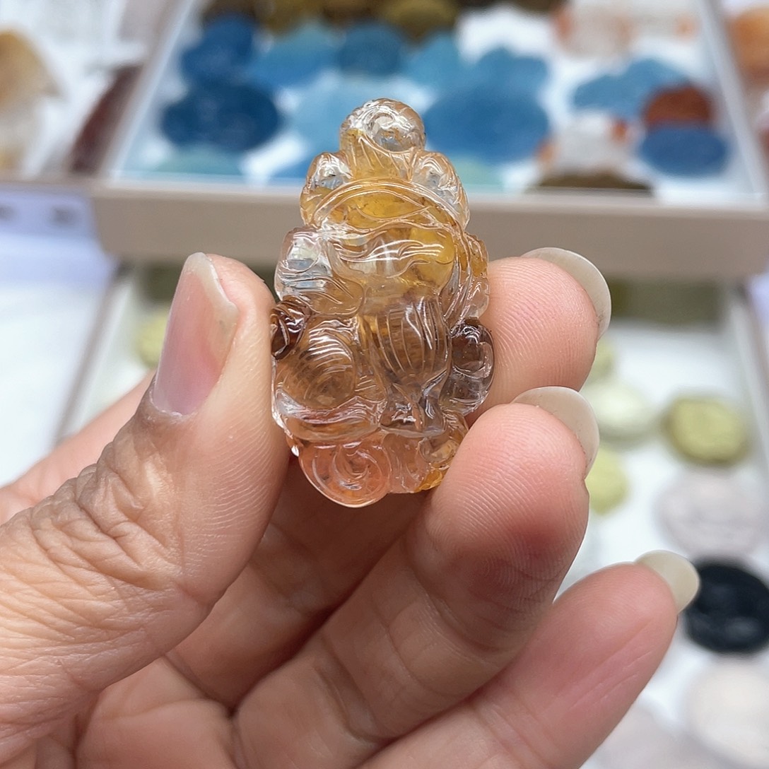 水晶吊坠(不含链)未镶嵌